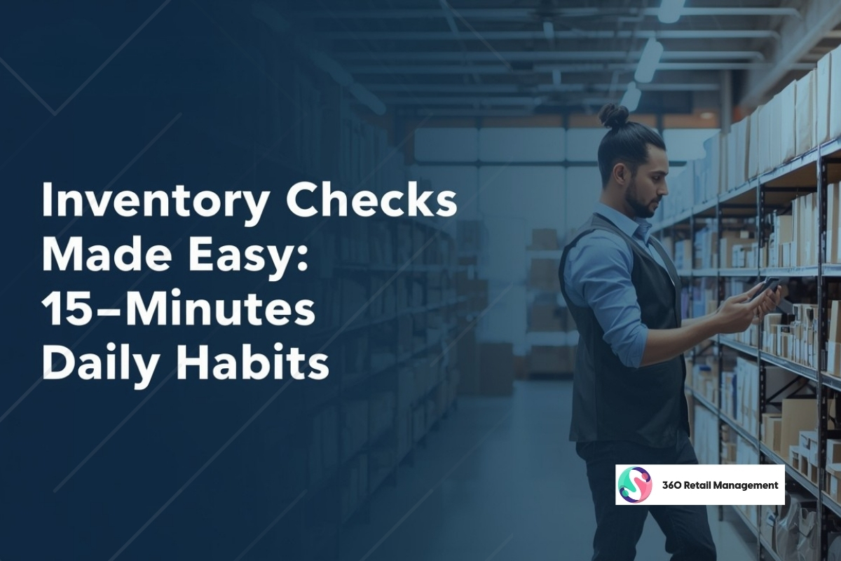 Quick Inventory. Check Inventory Checks Made Easy: 15-Minute Daily Habits - 360 Retail Management